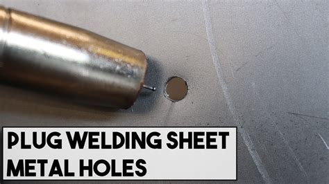 welding pin holes in sheet metal|welding holes in auto body.